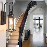 Applique da Parete Scala con Paralume in Ferro