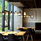 Lampadario Industriale Vintage a Più Teste Stile Americano