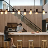 Lampadario Industriale Vintage a Più Teste Stile Americano