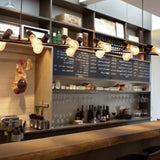 Lampadario Industriale Vintage a Più Teste Stile Americano