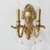 Applique Cristallo Vintage con Intagli Oro