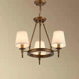 Lampadario Industrial Design con Paralume in Tessuto