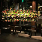 Elegante Lampadario a Fiore Design Creativo