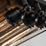 Plafoniere Industriali Led Nere a Forma Tubolare