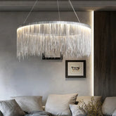 Lampadari da Salotto a LED con Frange
