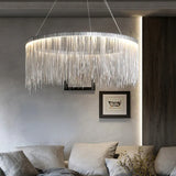 Lampadari da Salotto a LED con Frange