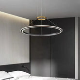 Plafoniera Lampadario Moderno Sottile Anello Led