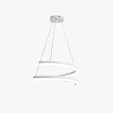 Lampadario Moderno Bianco Led a Spirale