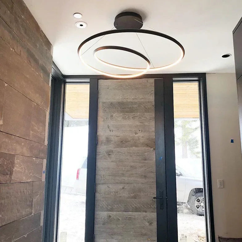 Lampadari Da Ingresso Moderni Con Linee Curve Eleganti