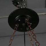 Lampadario a Sospensione in Legno Multi Lanterne