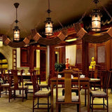 Lampadario Appeso in Stile Rustico per Ristorante