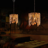 Lampadario Pendente Vintage Con Sculture a Stella