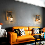 Applique da Parete Corda Design Legno