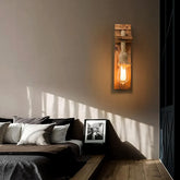 Applique Rustiche In Legno con Corda Decorativa