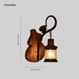 Applique da Interno in Legno Forma Calabash