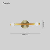 Applique da Parete Dorate Luce Doppia Regolabile