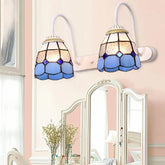 Lampada LED da Muro Stile Tiffany a Due Luci per Bagno