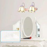 Lampada LED da Muro Stile Tiffany a Due Luci per Bagno