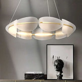 Lampadario Led Cerchio Design Segmentato