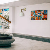 Applique Vintage da parete in Metallo Regolabile