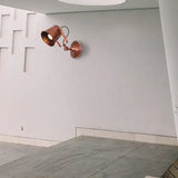 Applique Moderna Nera Regolabile Industriale Forma Cilindrica