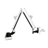 Applique Da Parete Orientabile Nero Bipartita