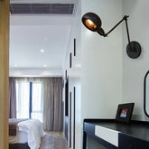 Applique da Parete Industriale Design Braccio Meccanico