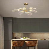 Lampadario Moderno a LED Design Foglia