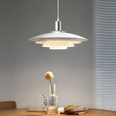 Lampadario Pendente Bianco Stile Nordico a Più Livelli