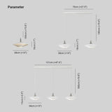 Lampadario Pendente Bianco Stile Nordico a Più Livelli