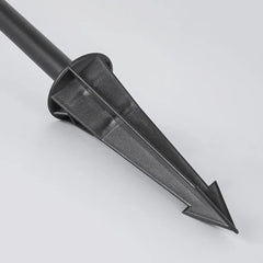 Lampione per Esterno LED Design Moderno in Metallo Nero