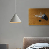 Lampadari Camera Da Letto Moderno Grigio Conico