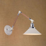 Lampada da Muro Allungabile Stile Vintage Cono Bianco