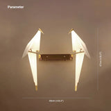 Applique Design da Parete Moderno Uccello Elegante