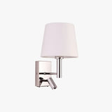 Lampadario a Parete Moderno in Tessuto Cilindrico