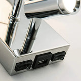 Lampadario a Parete Moderno in Tessuto Cilindrico