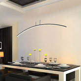 Lampadari a LED per Sala da Pranzo Design Curvo