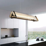 Lampade da Soffitto Moderne in Vetro Trasparente a Triangolo