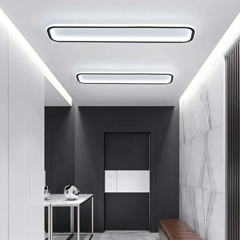 Plafoniere Moderne Nere LED on Luce Tricolore