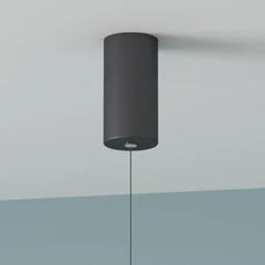 Lampada a sospensione verticale minimalista lineare LED dimmerabile nera da comodino