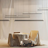 Lampadario Sospensione Led Design Lineare Minimalista