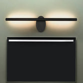 Applique Metallo Nero LED per Bagno Lunga