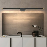 Applique da Parete Nere Bagno Led Allungata