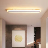 Bianco Plafoniera LED Soffitto Ovale Semplice
