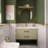 Lampada Led da Specchio Dorata per Bagno