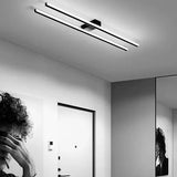 Plafoniera Lineare Led Soffitto Dimmerabile Design Moderno per Corridoio
