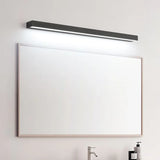 Lampade da Parete per Specchio Bagno Nero Lineare