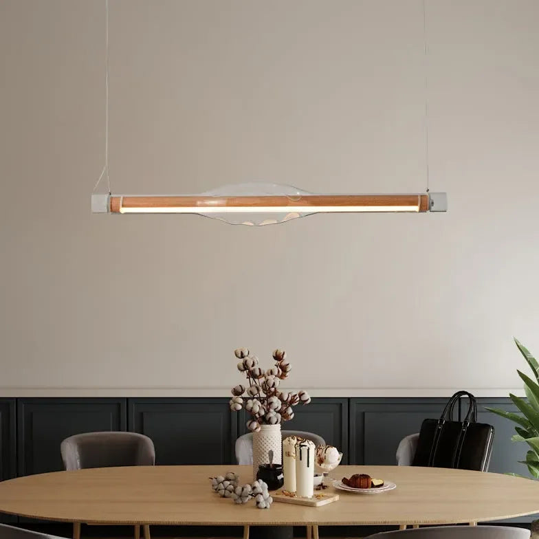 Lampadario Led Design Moderno Con Struttura Tubolare