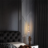 Lampadari a Sospensione in Cristallo LED Classico Altezza Regolabile per Comodino