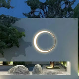 Applique Moderne da Esterno LED Design Moderno a Forma di Luna